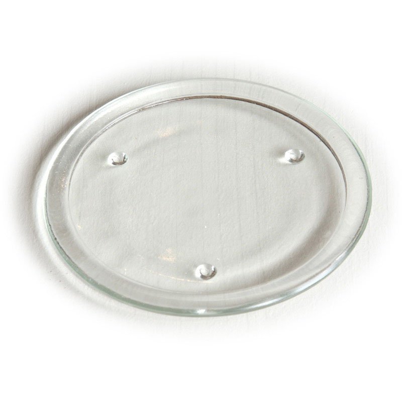 GLASS CANDLE PLATE