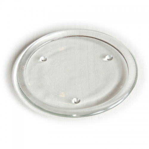GLASS CANDLE PLATE