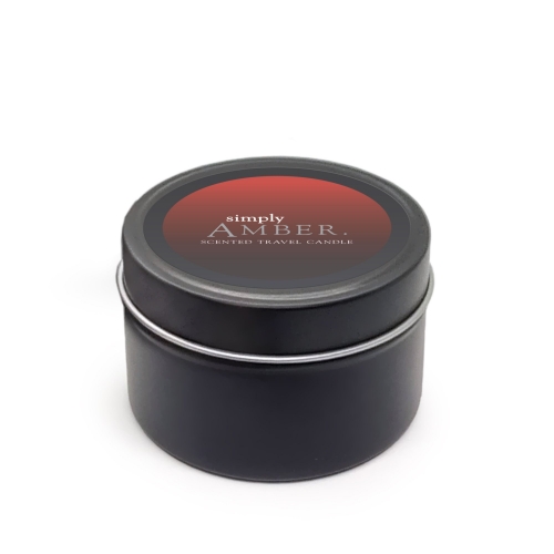 AMBER TRAVEL TIN SOY CANDLE
