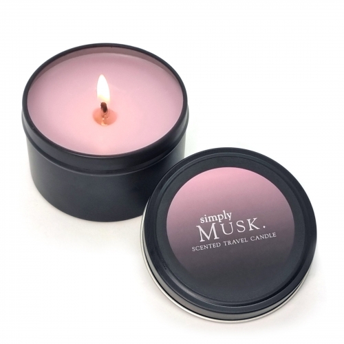 MUSK TRAVEL TIN SOY CANDLE