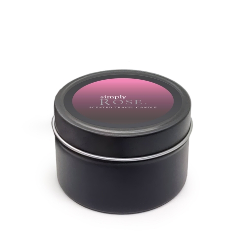 ROSE TRAVEL TIN SOY CANDLE