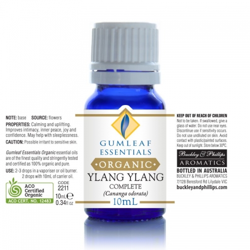 ORGANIC YLANG YLANG COMPLETE ESSENTIAL OIL