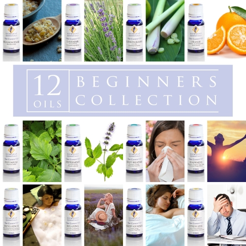 BEGINNERS ESSENTIAL OIL COLLECTION BOX SET